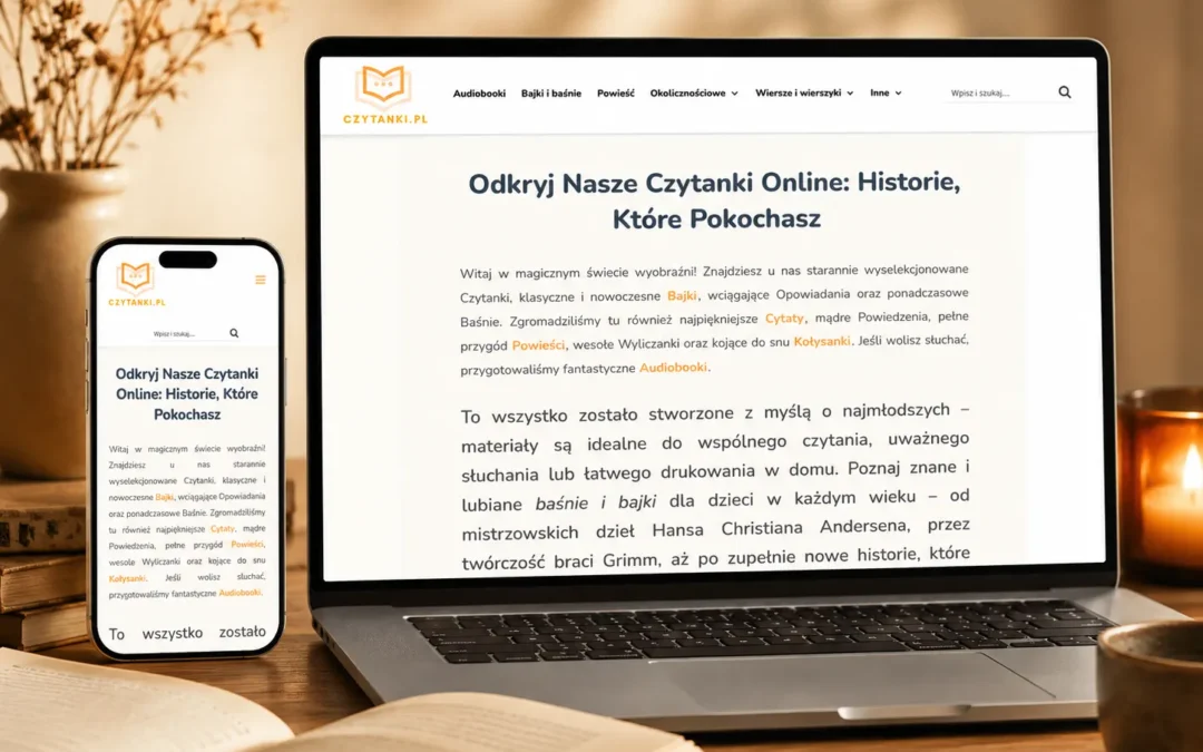 Czytanki.pl — portal z czytankami, bajkami i audiobookami online