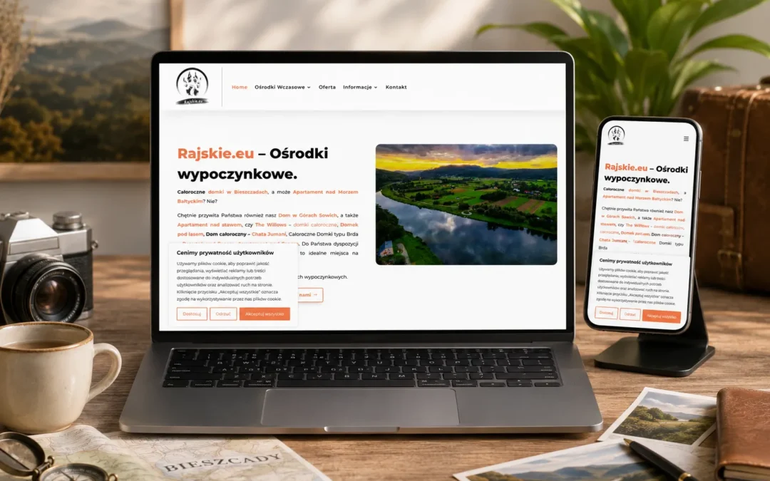 Rajskie.eu — portal prezentujący ośrodki wypoczynkowe i obiekty turystyczne