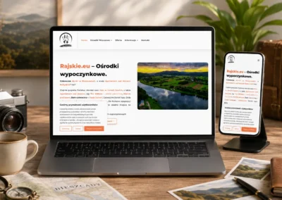 Rajskie.eu — portal prezentujący ośrodki wypoczynkowe i obiekty turystyczne