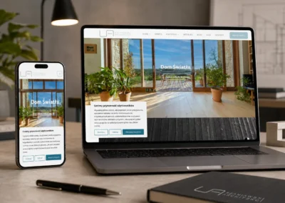 Szaniawski Architekci — strona internetowa dla pracowni architektonicznej