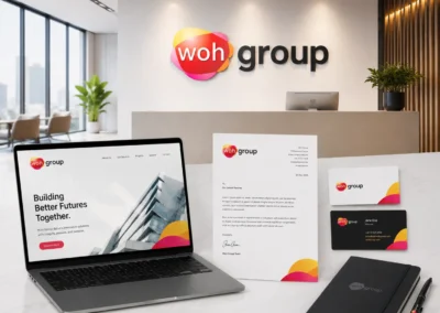 WOH Group LTD — identyfikacja wizualna dla agencji digital