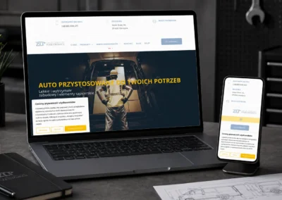 Strona internetowa dla Zakładu Laminatów Poliestrowych