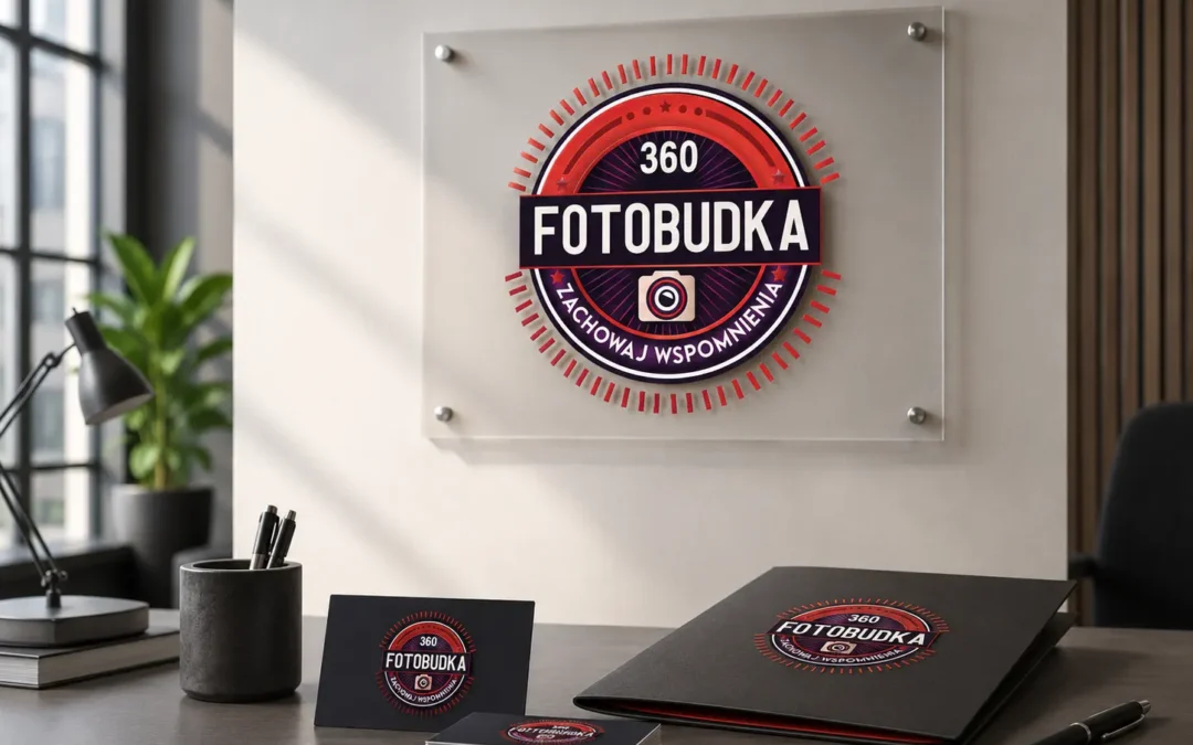 Fotobudka 360 — logotyp dla marki eventowej