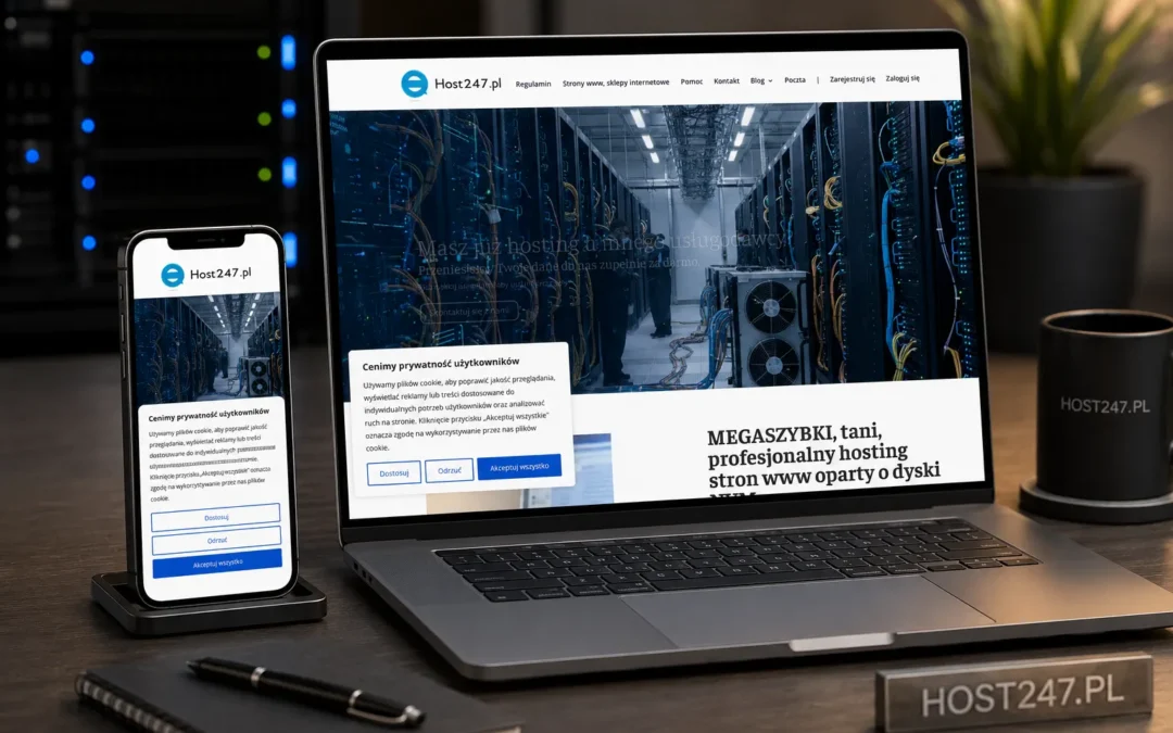 Host247.pl — strona internetowa dla marki hostingowej