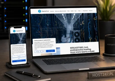 Host247.pl — strona internetowa dla marki hostingowej