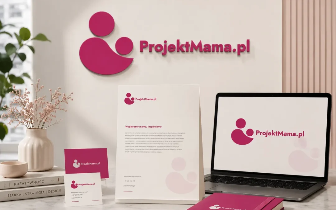 ProjektMama.pl — logotyp dla portalu parentingowego